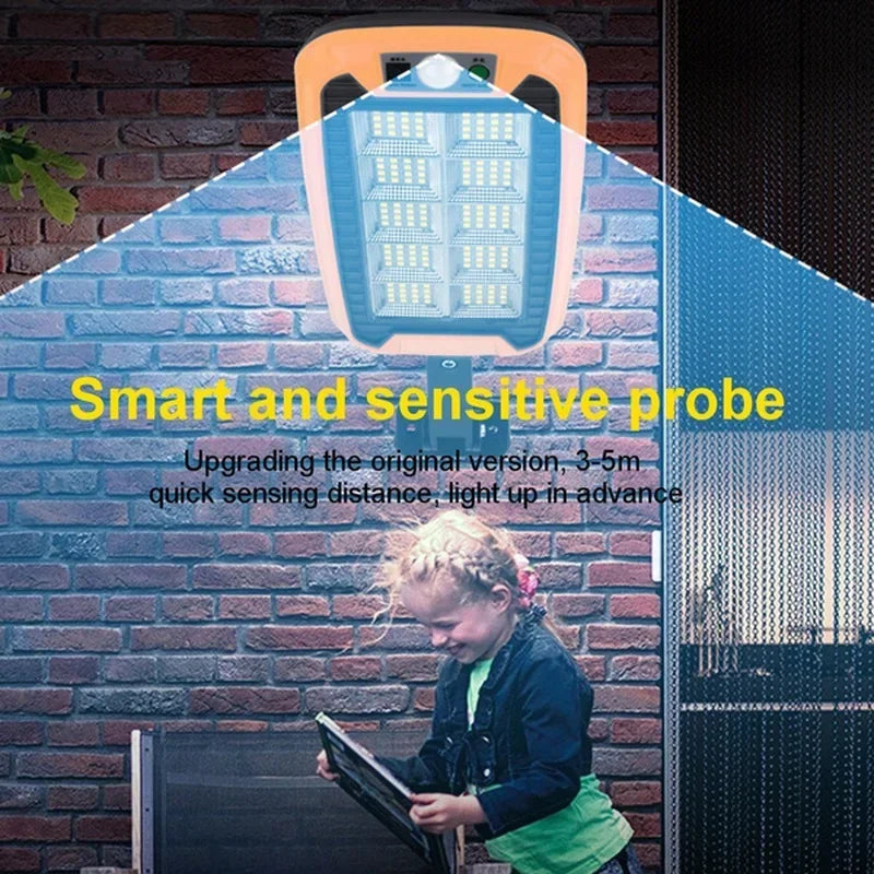 Axyaa Solar Street Lights: Remote Control Waterproof Motion Sensor Lighting