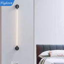 Axyaa Nordic Minimalist Designer Line Wall Lamp for Bedroom with Luxurious Silicone Lines