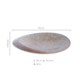 Axyaa Oval Ceramic Fish Plate Dessert Sushi Dish Specialty Tableware