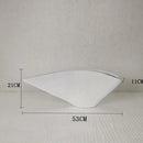 Nordic Resin Vase Fan-shaped Decoration Modern Abstract Crafts for Home Decor by Axyaa