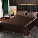 Axyaa Silk Summer Quilt & Printed Tencel Sheet Set - High-End Sleep Essentials