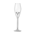 Axyaa 3D Diamond Rose Red Flower Champagne Flute 220ml Glass Cup