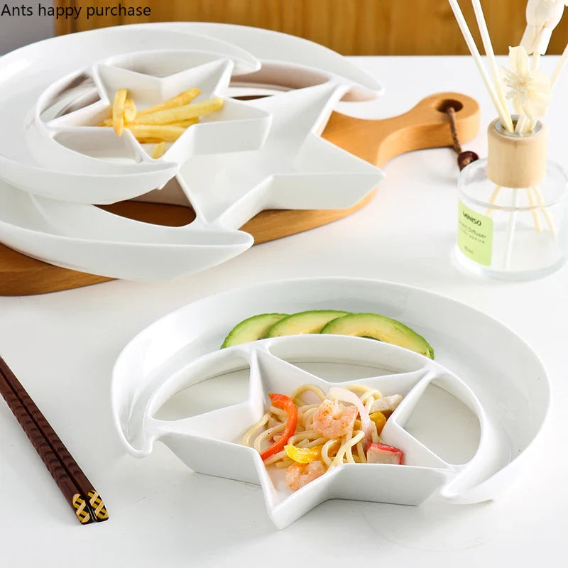 Axya Star Month Dinner Plate for Home Use and Decoration