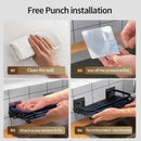 Axyaa Kitchen Shelf Organizer Draining Rack for Cleaning Supplies