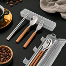 Axyaa Stainless Steel Cutlery Set with Box - Portable Reusable Outdoor Tableware