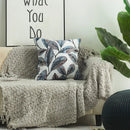 Nordic Leaf Striped Cushion Cover for Axyaa - Set of 3