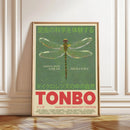 Elegant Dragonfly Joy Canvas Print - Axyaa 2003 Nagoya Exhibition Wall Poster