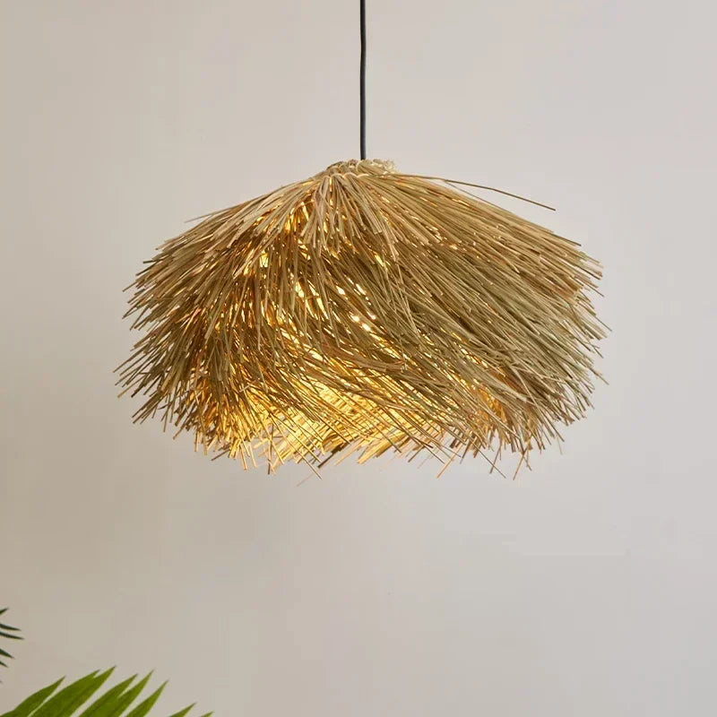 Axyaa Wabi Sabi Grass Pendant Lights Chandelier LED - Shop, Bar, Living Room