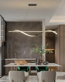 Axyaa LED Pendant Lights: Minimalist Dining Room & Kitchen Lamparas