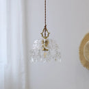 Axyaa Crystal Glass LED Pendant Light - Modern Luxury Chandelier