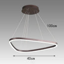 Axyaa LED Chandelier Pendant Lamp for Dining Room | Modern Hanging Ceiling Light