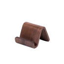 Axyaa Walnut Wood Mobile Stand Desktop Holder Tablet Heat Sink Support Rack
