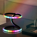 Axyaa Adjustable Height RGB LED Corner Floor Lamp with Remote Control