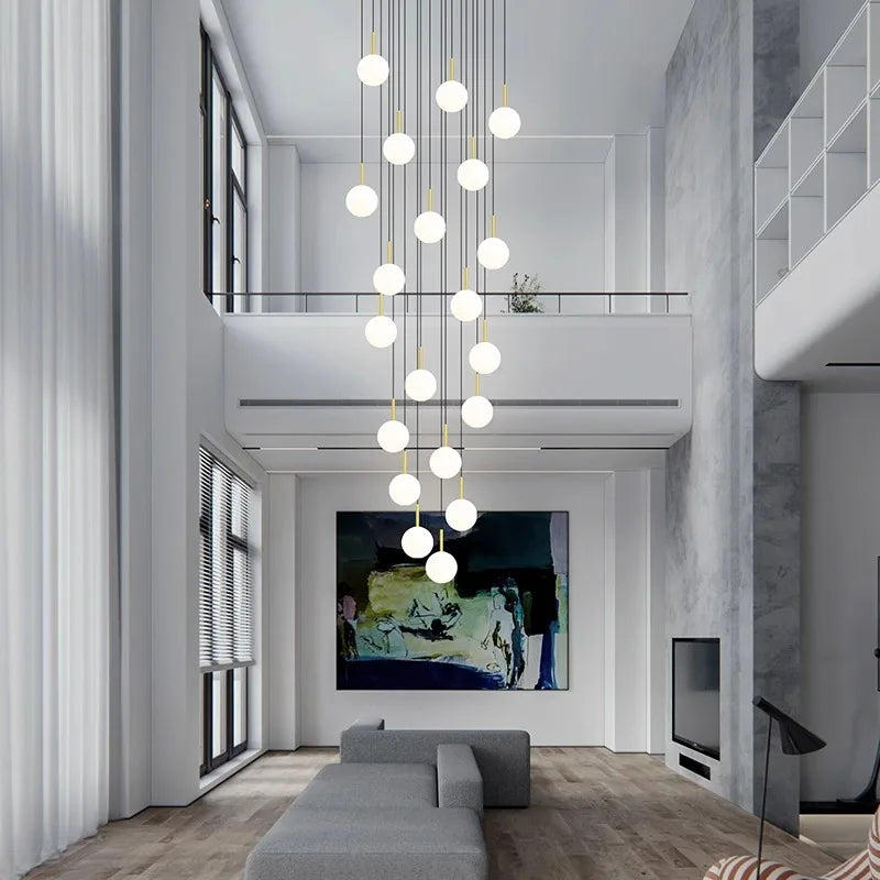 Axyaa Modern Bedroom LED Chandelier Indoor Lighting Pendant Lights
