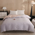 Axyaa Cotton Twill Quilt Cover - Single Size Solid Color Pure Cotton Bedding