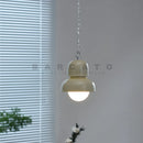 Axyaa Mid Century Industrial Metal Chandelier Sputnik Light in White Beige