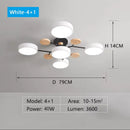 Axyaa Nordic Ceiling Chandeliers in 3 Colors for Home Lighting