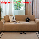 Axyaa Elastic Bubble Cloth Sofa Cover | Full Wrap | Modern Cream Series