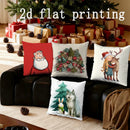 Christmas Cartoon Pillow Covers for Home Decor by Axyaa: Sofa, Bedroom, Car.