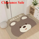 Axyaa Zero Formaldehyde Entry Door Mat - Crystal Velvet Suction Household Carpet