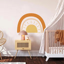 Sunshine Boho Nursery Wall Decal Stickers by Axyaa - Self-Adhesive Vinyl Home Decor