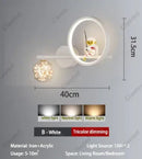 Axyaa LED Star Astronaut Projection Wall Lamp for Children's Room, Bedroom, and Hallway