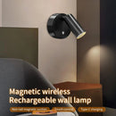 Axyaa Rechargeable Magnetic LED Wall Light, Touch Dimmable 3 Colors Bedside Lamp