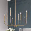 Axyaa Nordic Modern Black Gold Hanging Chandelier