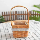 Handwoven Rattan Flower Basket by Axyaa - Versatile Storage & Décor Basket
