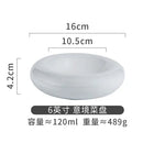 Axyaa Ceramic Drum Plate Japanese Hotel Restaurant High-end Insulation Tableware