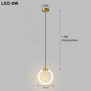 Axyaa Nordic Pendant Light: Postmodern Luxury for Restaurant, Bedroom, and Staircase.