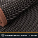 Axyaa Super Absorbent Door Mat 34x59, Non-Slip Shoe Scraper, Machine Washable Entry Rug