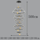 Axyaa Crystal Stair Chandelier for Indoor Lighting