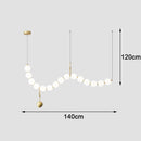 Axyaa Nordic Stair Chandelier, Living Room Pendant Lights, Indoor Ceiling Light