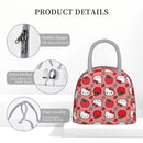 Axyaa Hello Kitty Insulated Lunch Bag: Cute Cartoon Thermal Cooler