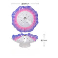 Axyaa Seafood Sashimi Salmon Plate Set - Melamine Round High-End Serving Platter