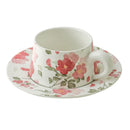 Axyaa Matte Ceramic Coffee Cup and Saucer Set with Fresh Design