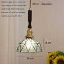 Axyaa Colourful Scandinavian Glass Pendant Lights for Kitchen Dining Room, Brass Led Pendant Lamp