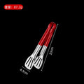 Axyaa Stainless Steel Food Tongs with Anti-Scald Handle