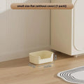 Axyaa Plastic Storage Box with Lid for Snacks, Cosmetics, and Wardrobe Organization