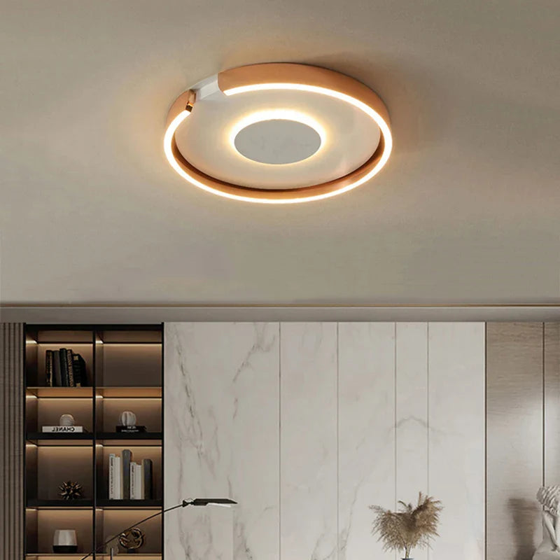 Axyaa Rose Gold LED Ceiling Light for Home Lighting in Living Room, Bedroom, Study Room