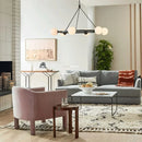 Axyaa Glass Ball Chandelier LED Pendant Light - Modern Nordic Style