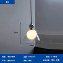 Axyaa Bauhaus Glass Pendant Lights LED G9 Modern Fixtures for Home and Commercial Spaces