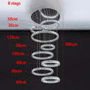 Axyaa LED Staircase Chandeliers Living Room Pendant Light Modern Home Decor