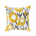 Axyaa Embroidered Flower Linen Cushion Cover 45x45cm