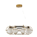 Axyaa Glass Ball LED Chandeliers: Nordic Minimalist Pendant Lights for Home Decor