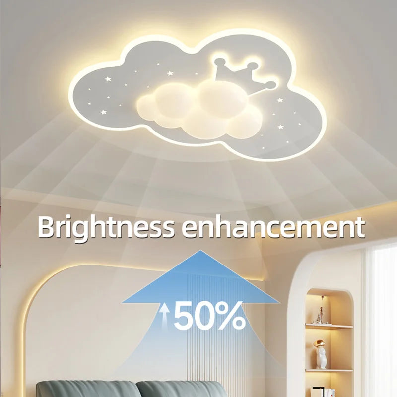 Axyaa Bubble LED Ceiling Light - Bedroom Decor Chandelier for Girl's Room