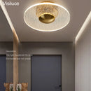 Axyaa Modern LED Flush Mount Ceiling Light Fixture for Home Aisle Entrance Balcony