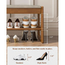 Axyaa 2-Tier Shoe Rack Bench, Modern Design, 550lbs Capacity