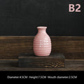 Axyaa Ceramic Mini Vase Set for Nordic Room Decor